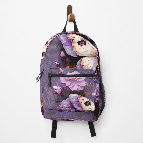 Item preview, Magical Moths with Violet Flowers designed and sold by Eva Nev.