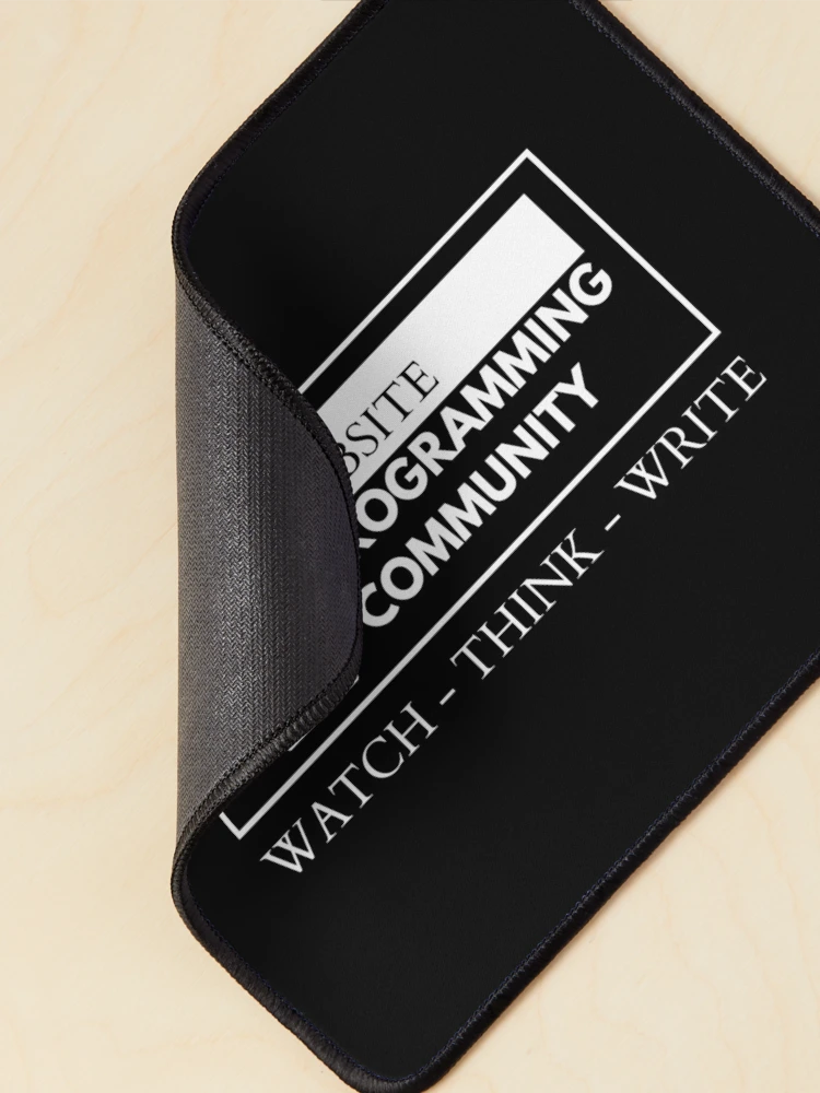 Thumbnail 2 of 5, Mouse Pad, Programming Community designed and sold by CodeCrush.