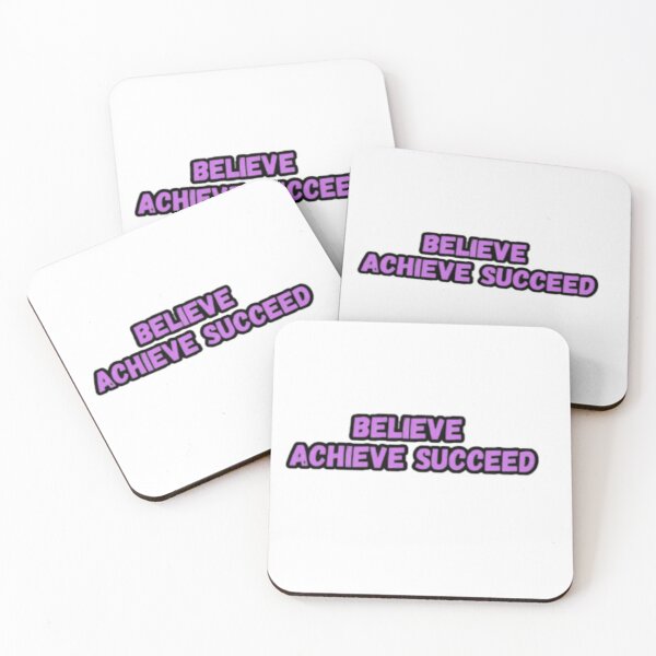 Item preview, Believe achieve succeed designed and sold by CapriCreatives.
