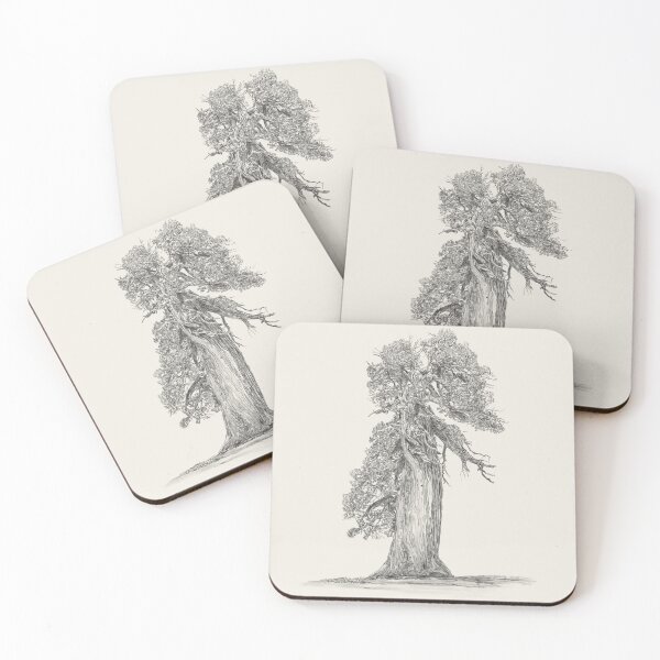 Item preview, Pencil drawing of PineTree - Neutral Art designed and sold by kolonjArt.