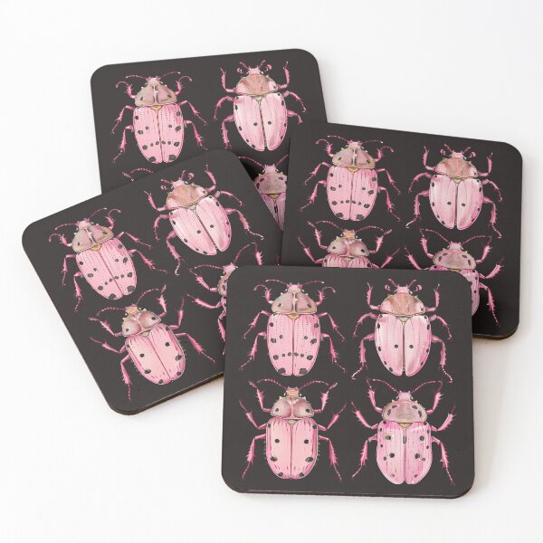 Item preview, Pretty Pink Beetles designed and sold by thegirlyshoppe.
