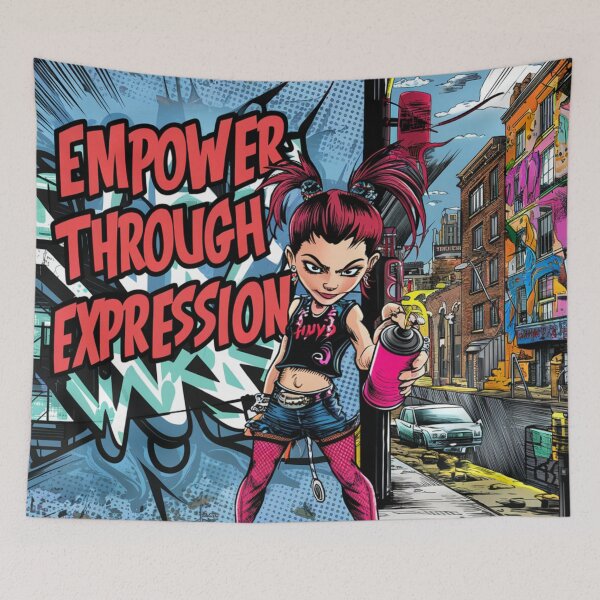 Item preview, Expression Stencil Graffiti designed and sold by Bomax121.