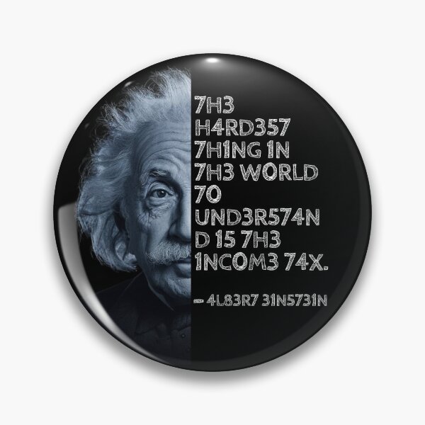 Item preview, Albert Einstein quote: The hardest thing in the world to understand is the income tax. designed and sold by UrbanStoic.