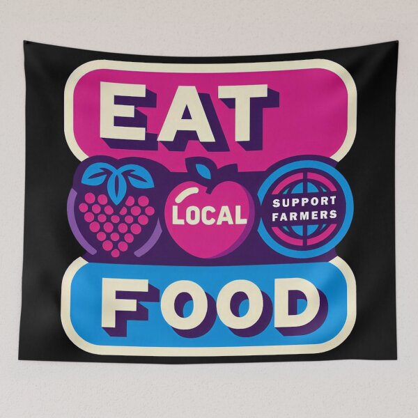 Item preview, Eat Local Food designed and sold by Echonn.