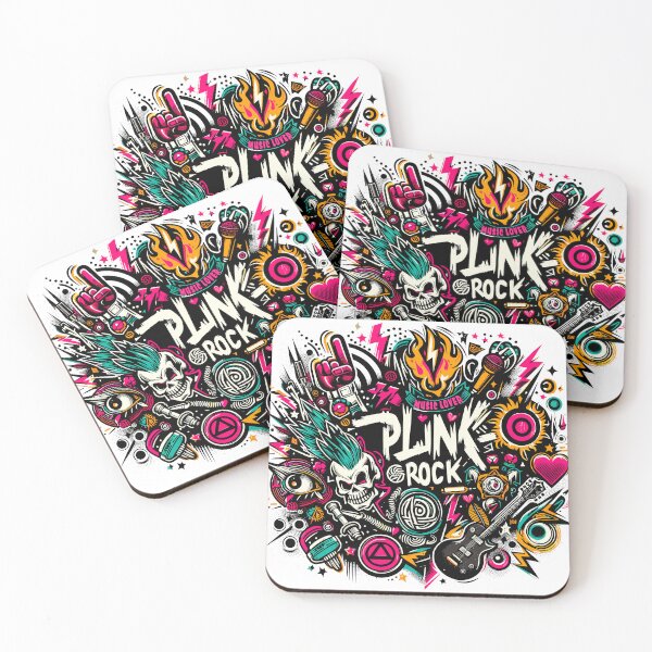 Item preview, Melodic Mayhem: Punk Rock Fan Art Illustration designed and sold by diegomenjivar92.