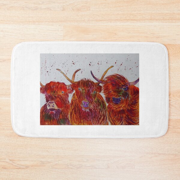 Item preview, Three Unique Highland Cows  designed and sold by Casimirasart.