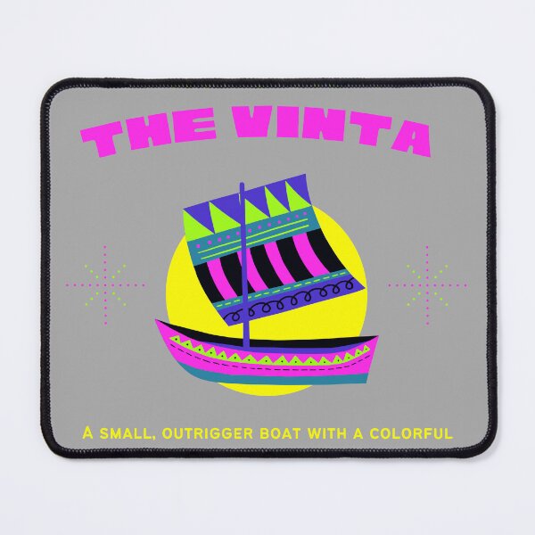 Item preview, The Vinta - Retro Style Outrigger Boat Graphic Tee designed and sold by DeCodeArtShop.
