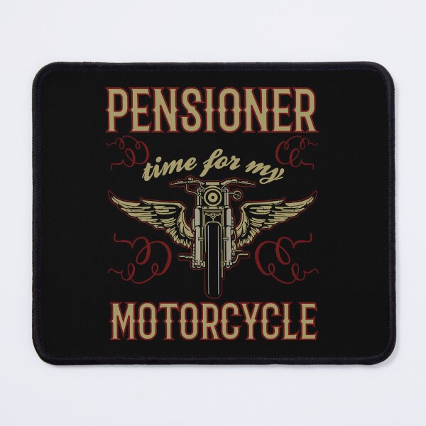 Item preview, Pension Motorcycle Pensioner Saying Vintage designed and sold by MaximWundersee.