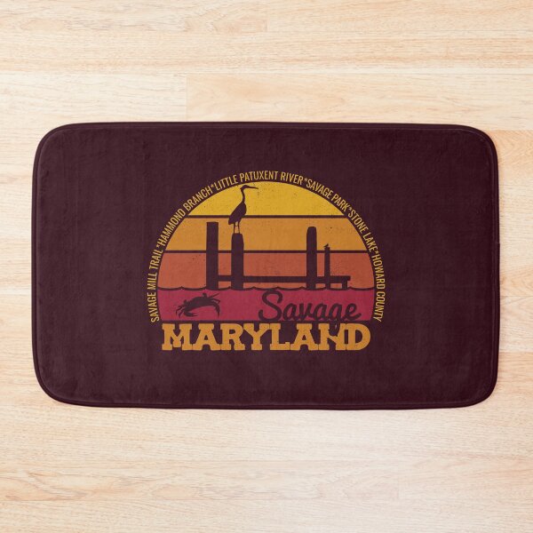 Item preview, Savage Maryland Sunset Retro Local Pride Logo designed and sold by CRHPOD20.