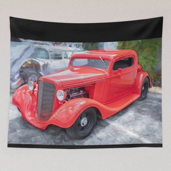 Item preview, 1934 Red Ford 3 Window Coupe X183 designed and sold by RichFrancoCars.