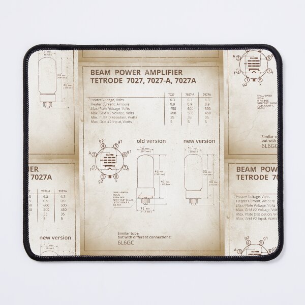 Item preview, 7027/7027A Beam Power Amplifier Tetrode Datasheet in Retro Style designed and sold by tuzlay.