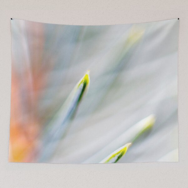 Item preview, Lime green tipped pine needles designed and sold by FOLK ART FUSION by heidiannemorris.