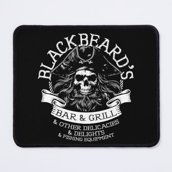 Item preview, Blackbeard's Bar & Grill & Other Delicacies & Delights & Fishing Equipment designed and sold by ninthstreet.