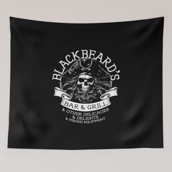 Item preview, Blackbeard's Bar & Grill & Other Delicacies & Delights & Fishing Equipment designed and sold by ninthstreet.