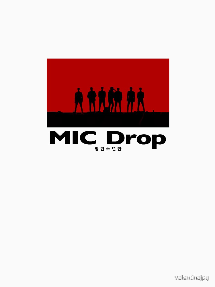 "MIC Drop BTS" Tshirt by valentinajpg Redbubble
