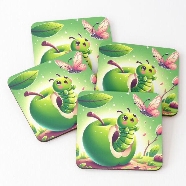 Item preview, The Amazed Larva: Marveling at the Butterfly Emerging from the Apple designed and sold by 0penvimark.