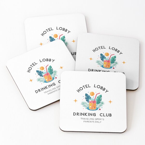 Item preview, Hotel Lobby Drinking Club Tee: Exclusive for Traveling Sports Parents designed and sold by zax454.