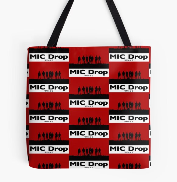 BTS Mic sold Drop Tote Bag + Wallet Bundle