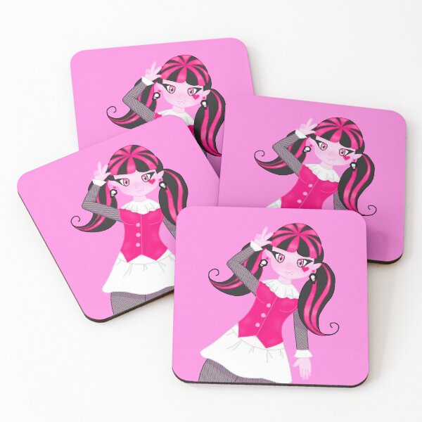Item preview, Cute pink vampire designed and sold by amupanda.