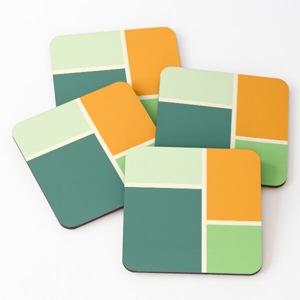 Item preview, Retro Color Block Pattern designed and sold by Jeallan Designs.