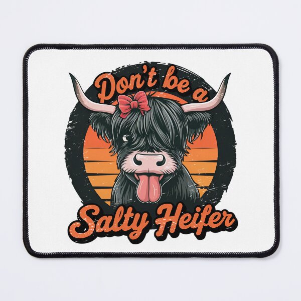 Item preview, Don't be a salty heifer, vintage style  designed and sold by Creativeeworld777.