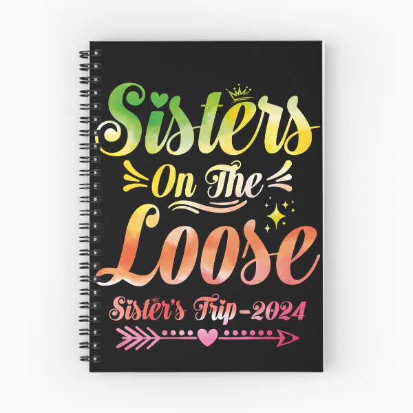 Item preview, Sisters On The Loose Tie Dye Sister's Summer Vacation Trip 2024 designed and sold by CREATIVE-TEE.