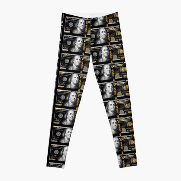 100 Dollar Bill Leggings for Sale Redbubble