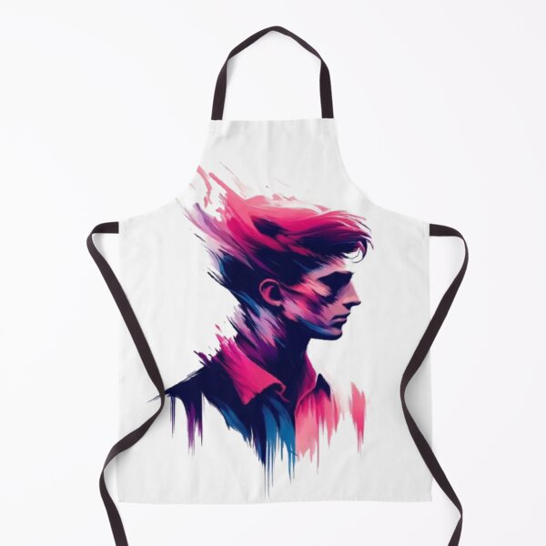 Item preview, Male figure in a stylized portrait designed and sold by suffixcouture.