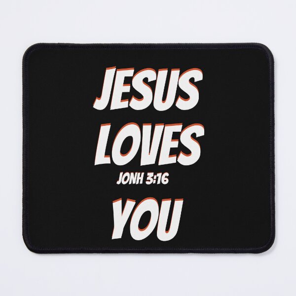 Item preview, Jesus loves you-Christian gift,jonh 3:16 designed and sold by Faithandpattern.