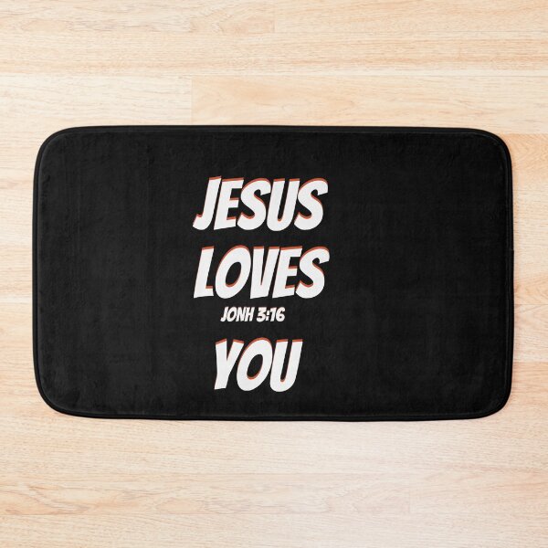 Item preview,  Jesus loves you-Christian gift,jonh 3:16 designed and sold by Faithandpattern.