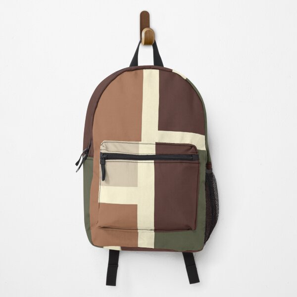 Item preview, Earth Tones Color Block Pattern designed and sold by Jeallan Designs.