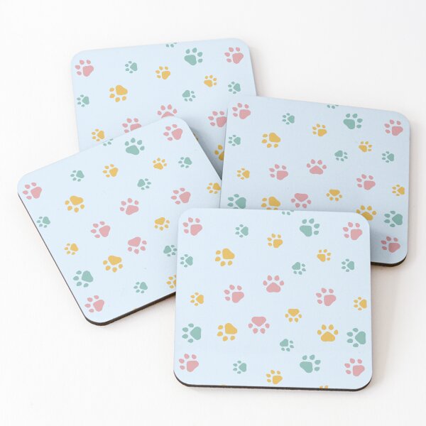 Item preview, Colorful Cat Footprints designed and sold by sofibelen.