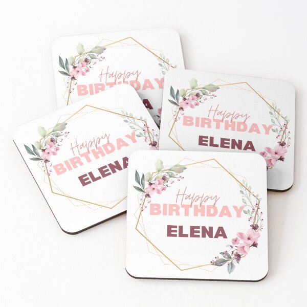 Item preview, Happy Birthday ELENA  T-Shirt , special day for girl designed and sold by Rida1Art.
