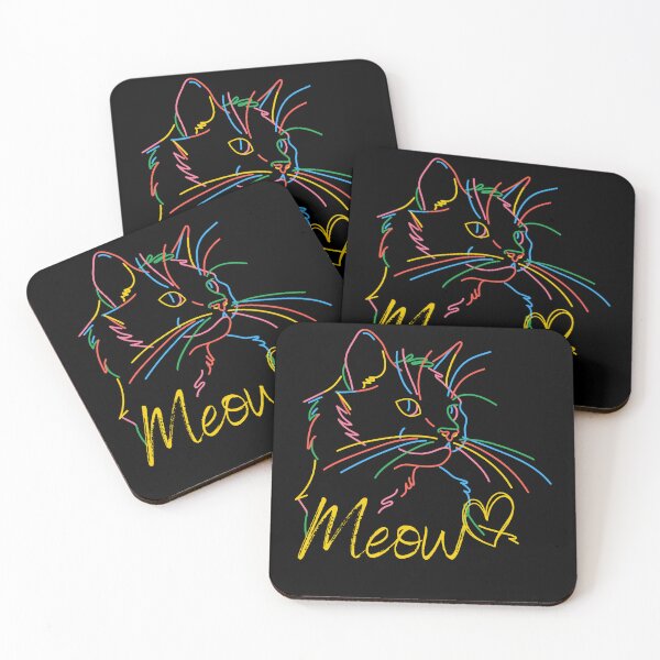 Item preview, Unleash Feline Fun with Our Colorful Neon Cat T-Shirt | Shop Now designed and sold by dtshirtbuddy.