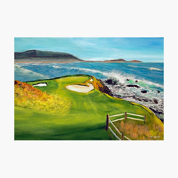 Item preview, 7th Hole At Pebble Beach California designed and sold by Ken Figurski.