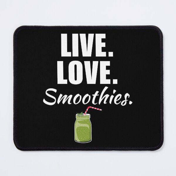Item preview, Copy of Live, love, smoothies. Green kiwi fruit smoothie, vegan lifestyle plant based diet saying or quote designed and sold by NBSStore.