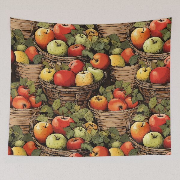 Item preview, Pretty Apple Basket Design designed and sold by LWLDesigns.
