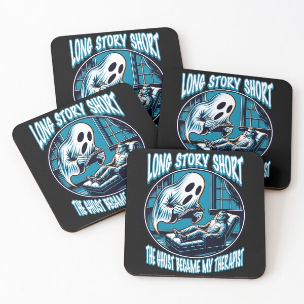 Item preview, Long story short the ghost became my therapist - funny turn of events designed and sold by JoksterHaven.