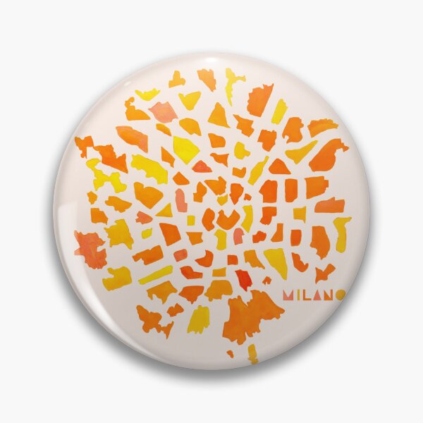 Item preview, Abstract Map of Milan designed and sold by lisaadesign.