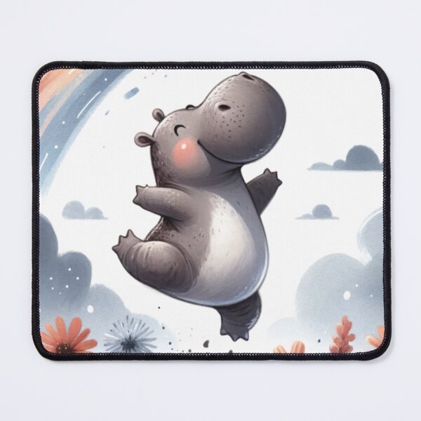 Item preview, Hippo Gazing at the Shooting Star designed and sold by 0penvimark.