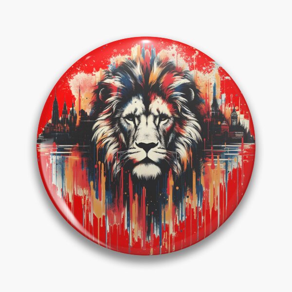 Item preview, Lion's face 2 designed and sold by Starwebd.