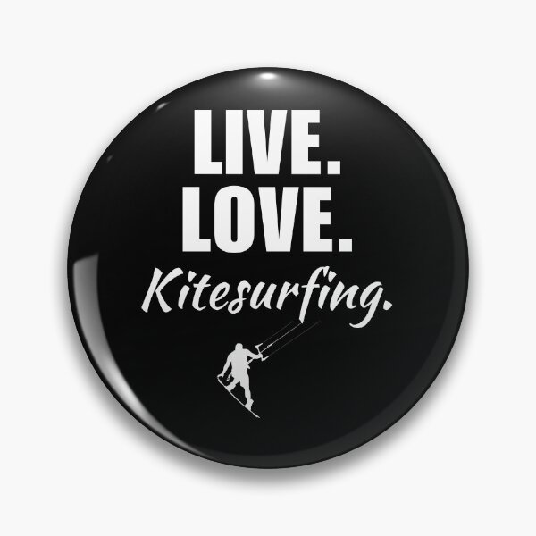 Item preview, Live, love, kitesurfing. Funny kitesurfing mom or girl saying for kitesurfing lover or fan designed and sold by NBSStore.