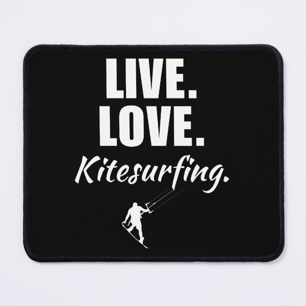 Item preview, Live, love, kitesurfing. Funny kitesurfing mom or girl saying for kitesurfing lover or fan designed and sold by NBSStore.