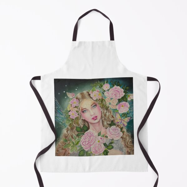Item preview, Rozsa pink rose butterfly fairy designed and sold by Gabriella Szabo.