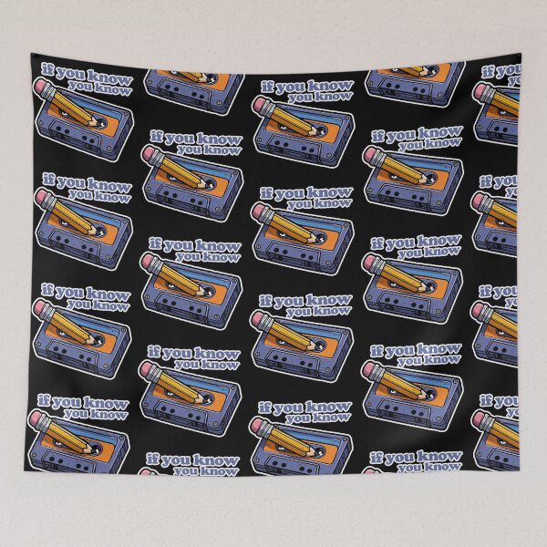 Item preview, Cassette and Pencil IYKYK designed and sold by Pop Culture Shirts.