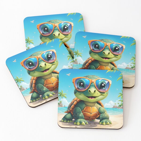 Item preview, A turtle with sunglasses designed and sold by Sopilka.