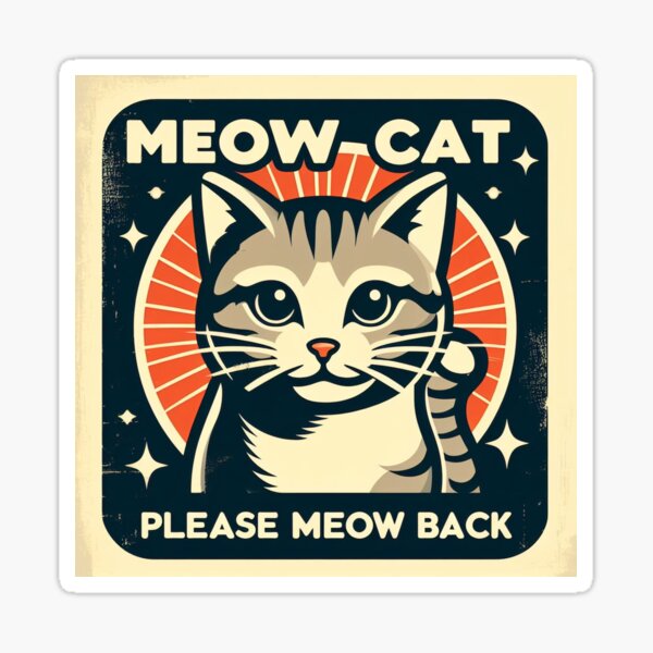 Item preview, meow cat please meow back baby lasagna eurovision 2024 croatia designed and sold by scabsecrete.
