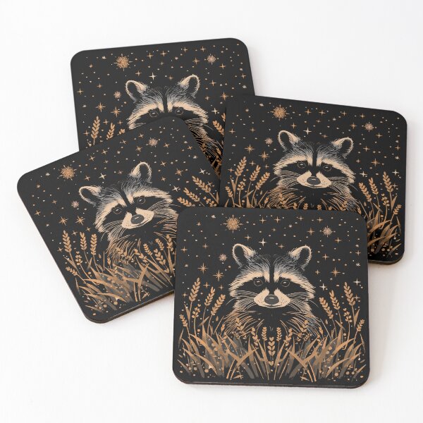 Item preview, Curious Raccoon in a Field designed and sold by FloeC.