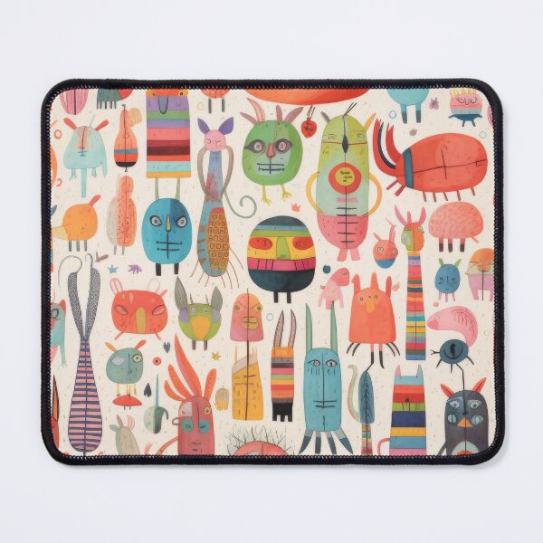 Item preview, Patterned Menagerie Masterpieces designed and sold by WhiskerWish.