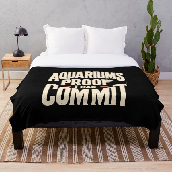 Artikelvorschau, "Aquariums Proof I Can Commit", Vintage Stil entworfen und verkauft von FinFriends.